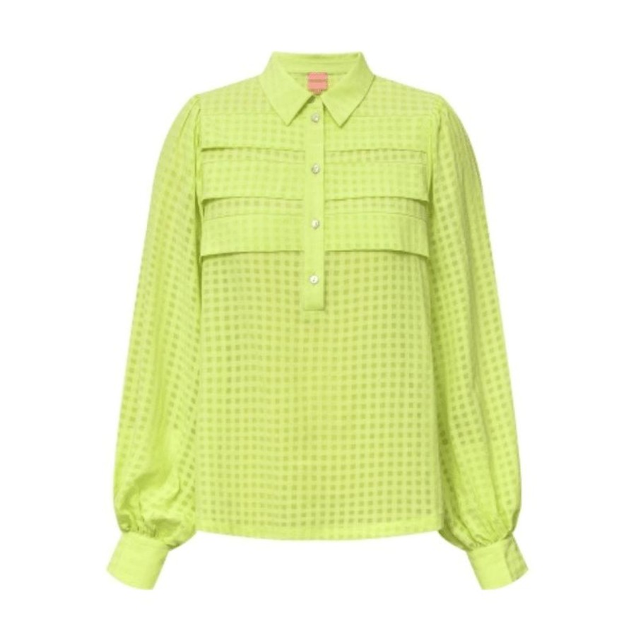 Toj Gossia Skjorter | Cate Go Blouse - Neon Yellow