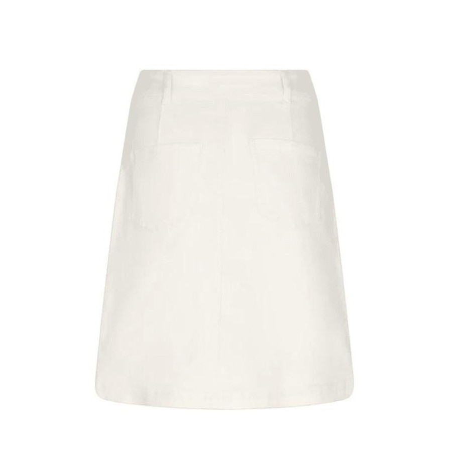 Toj Freequent Korte Nederdele | Harlow Skirt - Brilliant White