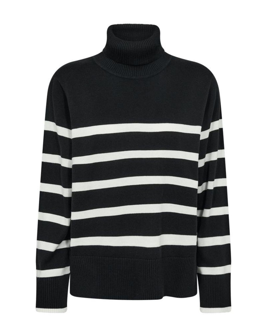 Toj Freequent Strik | Monday Pullover - Black