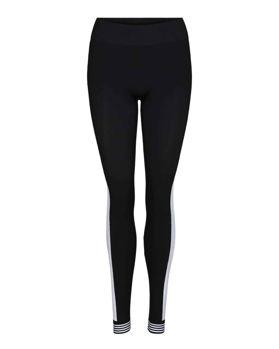 Toj Tim & Simonsen Leggings | Legging - Lang - Sort/Hvid