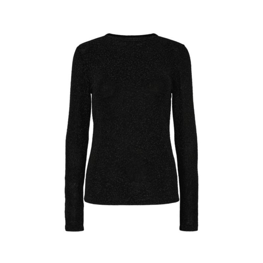 Toj Liberté Bluser | Ibi Blouse - Black Glitter