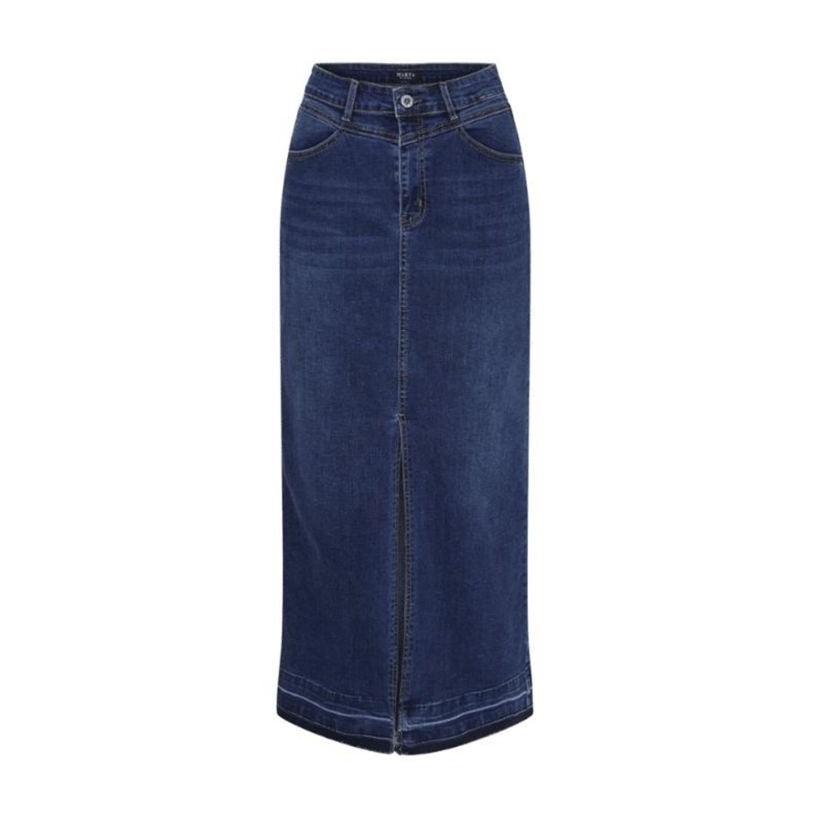 Toj Marta du Chateau Lange Nederdele | Skirt Mia - Denim