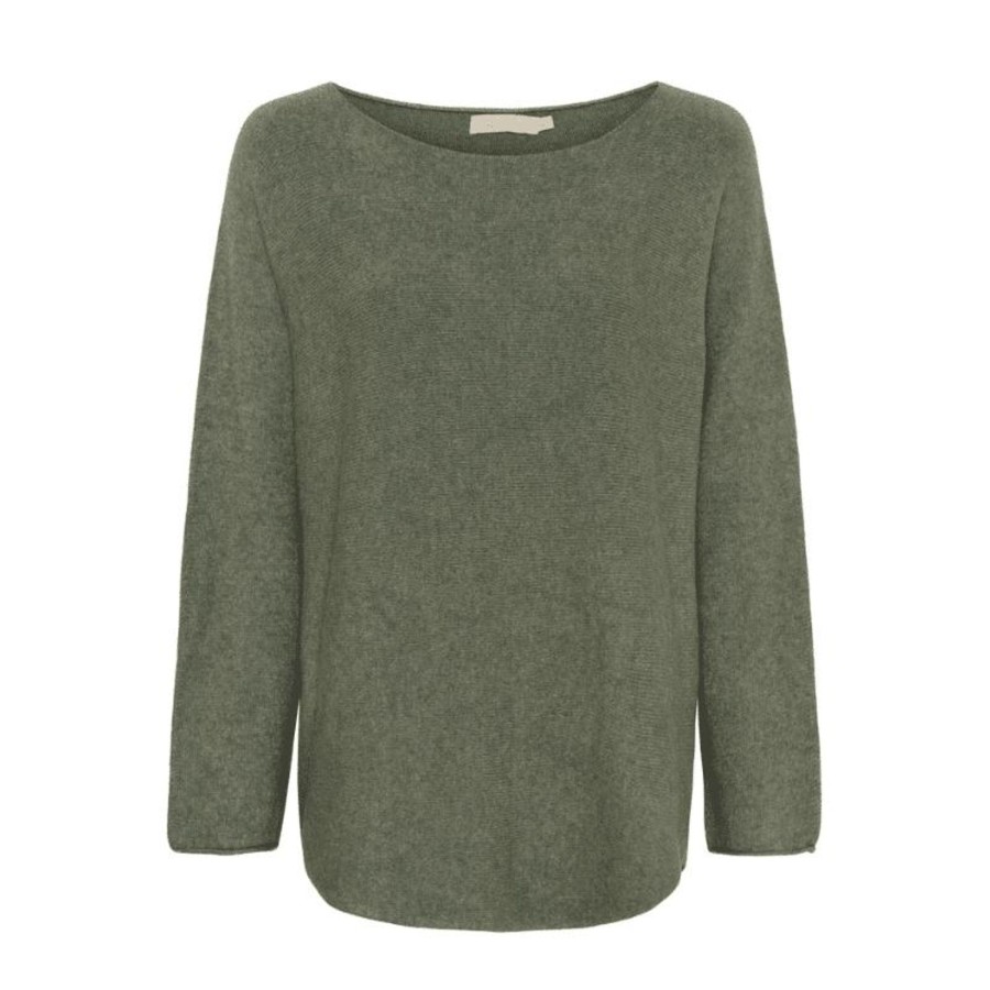 Toj Marta du Chateau Bluser | Knit Dagmar - Military