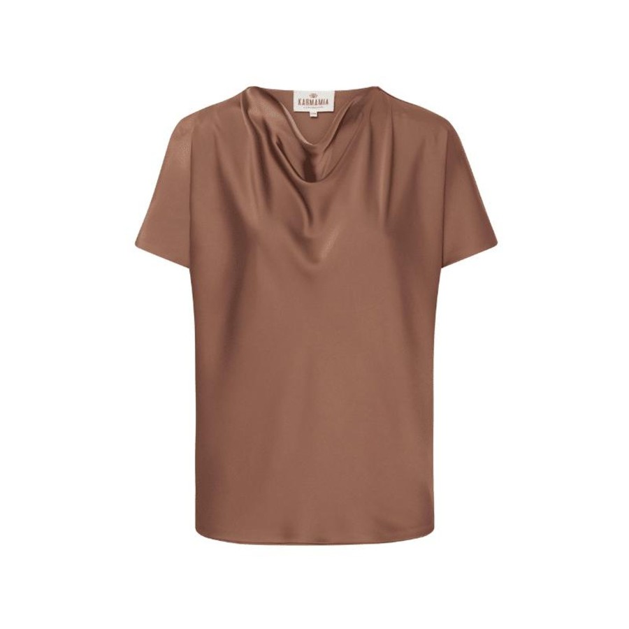 Toj Karmamia Copenhagen T-Shirt | Peony Blouse - Almond