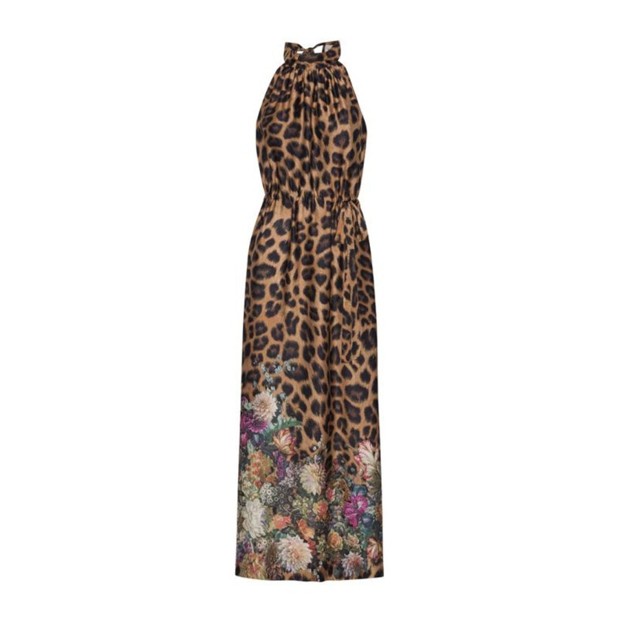 Toj Karmamia Copenhagen Maxi Kjoler | Layla Dress - Flower Leopard