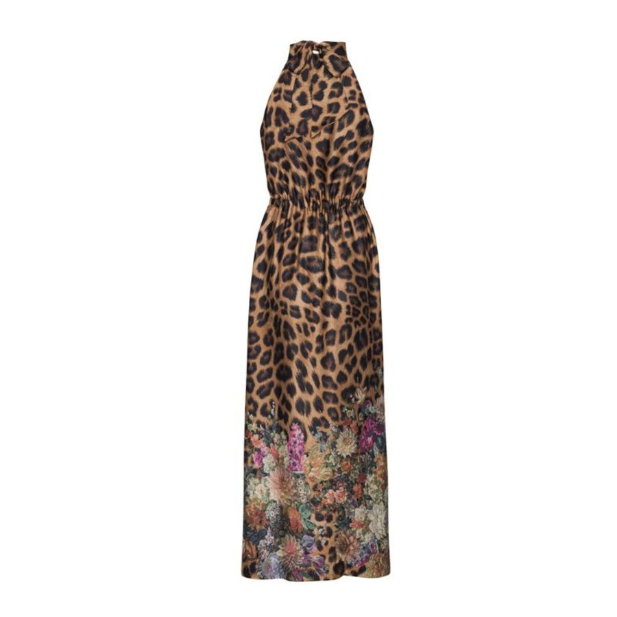 Toj Karmamia Copenhagen Maxi Kjoler | Layla Dress - Flower Leopard