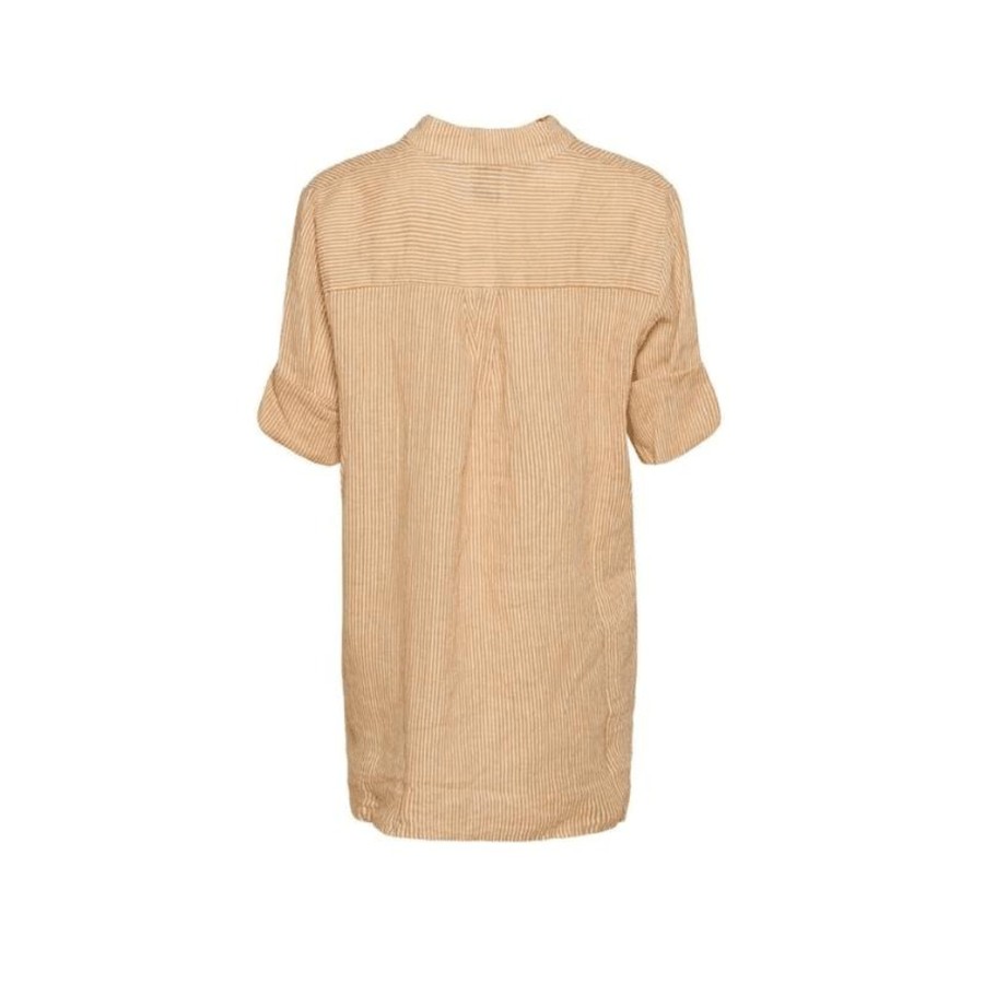 Toj Tiffany Skjorter | Shirt - Stripe Camel 17661