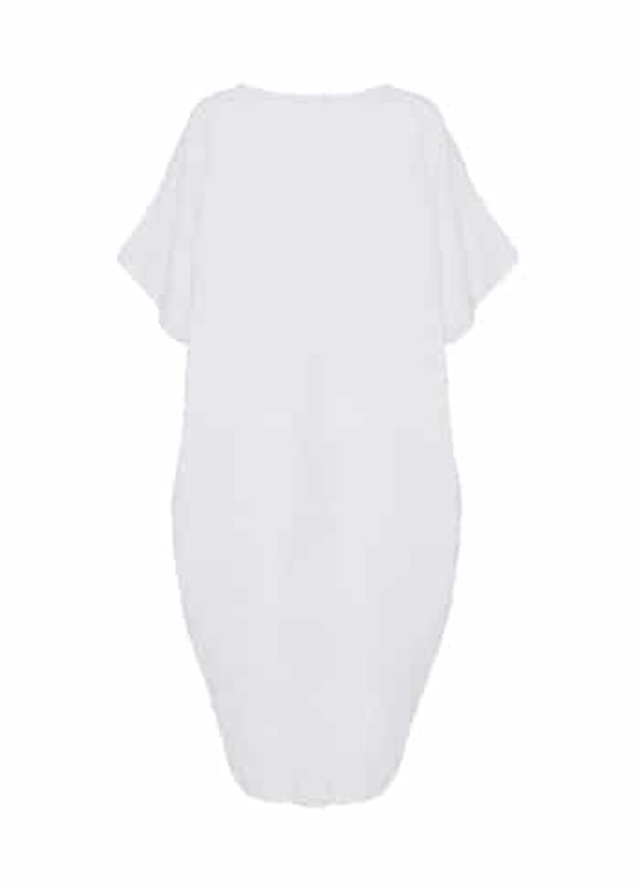 Toj Tiffany Maxi Kjoler | Long Shirt Dress White