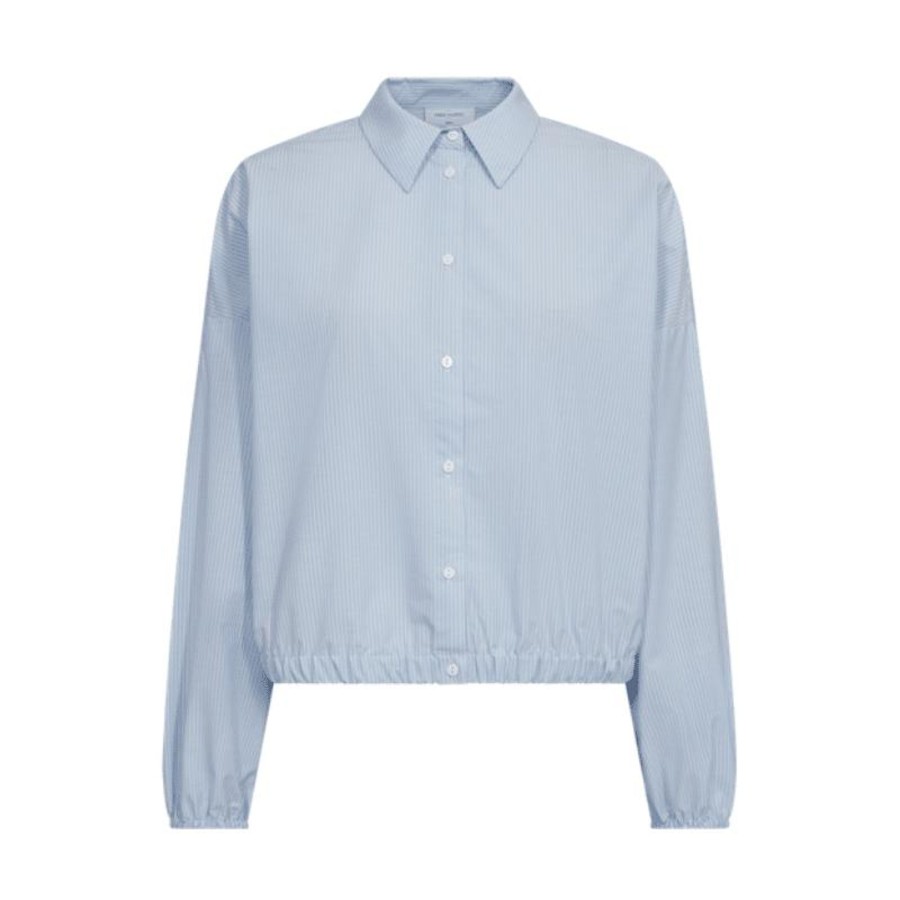 Toj Freequent Skjorter | Lindin Shirt - Blue W.Off White