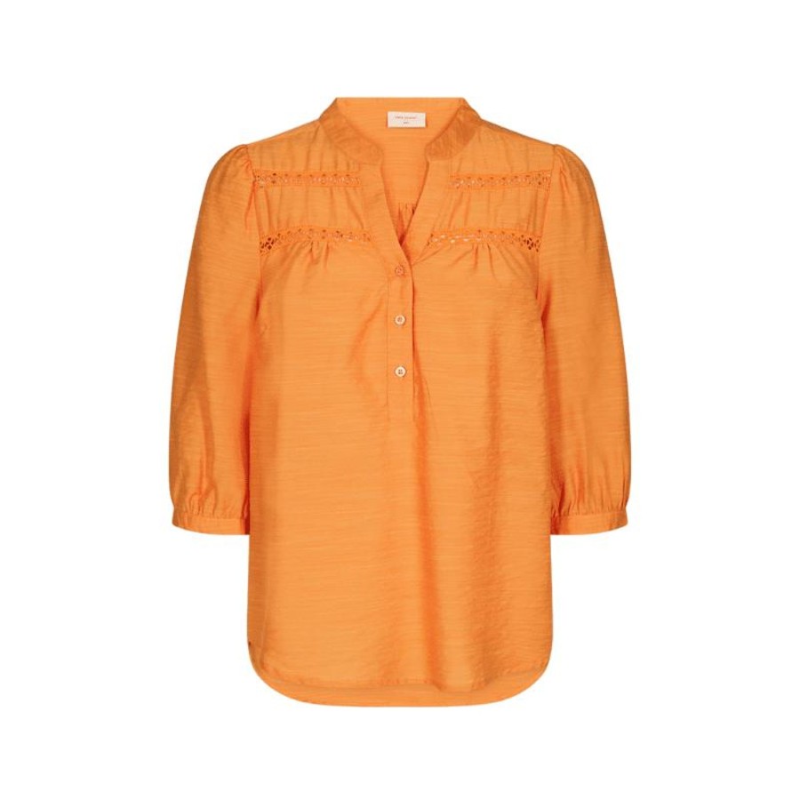 Toj Freequent Skjorter | Driva Blouse - Flame Orange