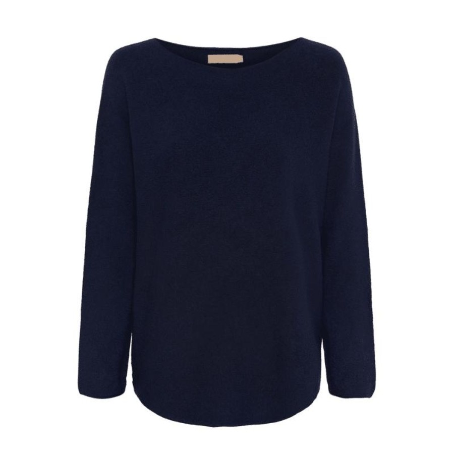 Toj Marta du Chateau Bluser | Knit Dagmar - Navy