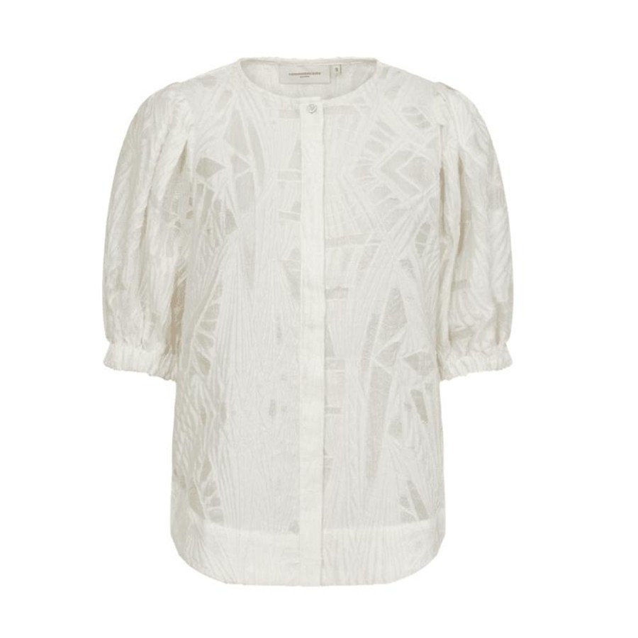 Toj Copenhagen Muse Toppe | Baloon Shirt - Jet Stream