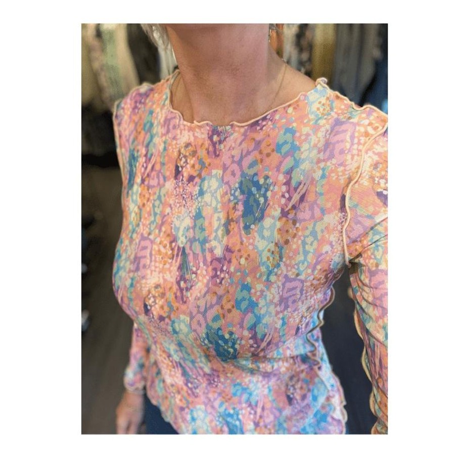 Toj Liberté Mesh | Meshbluse - Pastel Leo