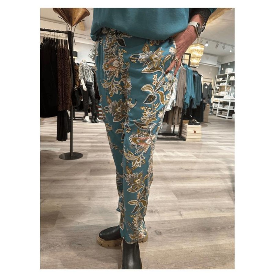 Toj Costa Mani Bukser | Kingo Pant - Green Leaves