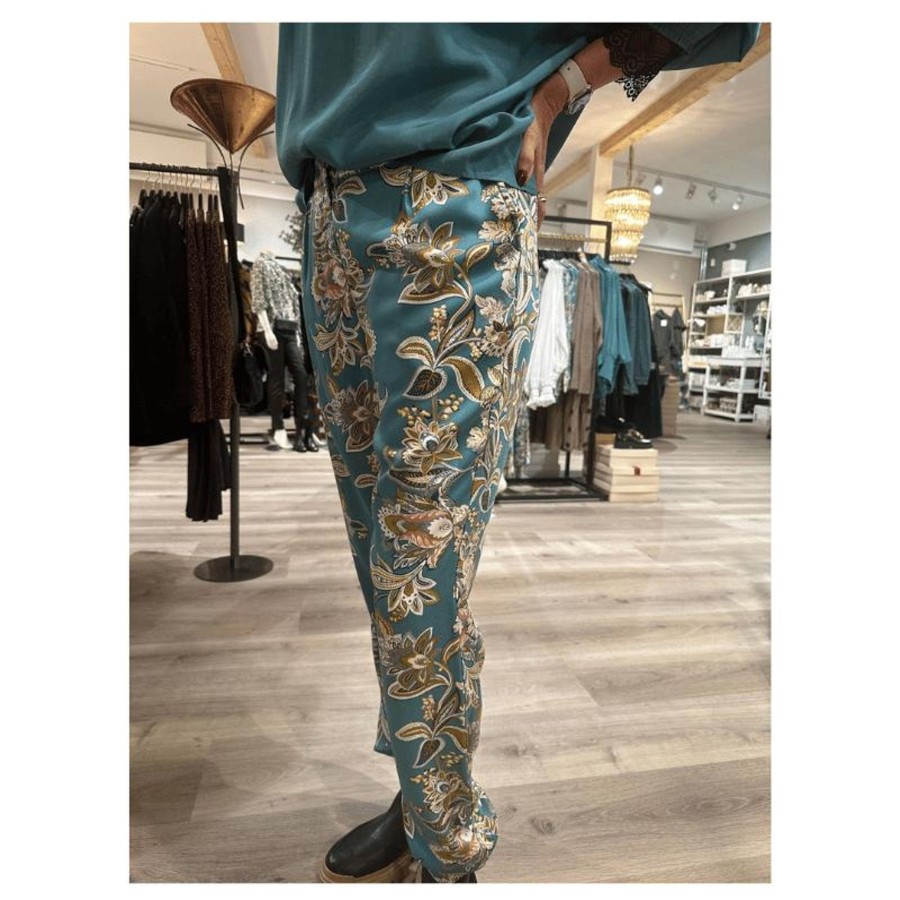 Toj Costa Mani Bukser | Kingo Pant - Green Leaves